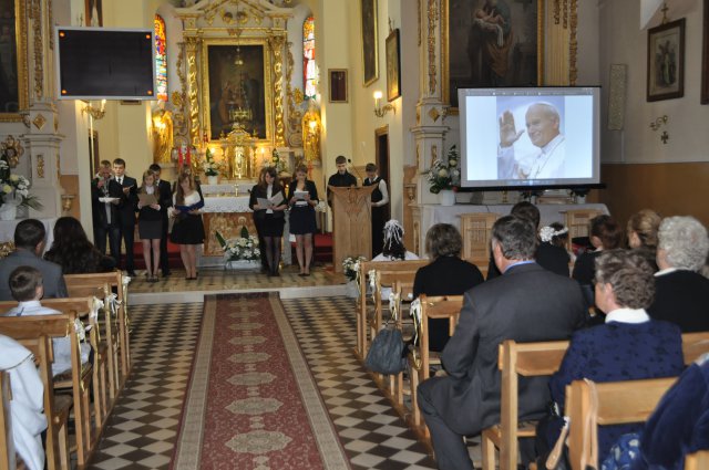 Powitanie relikwi św. Jana Pawła II