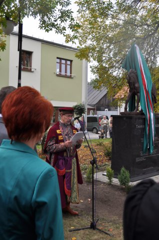Odsłonięcie pomnika T.Kościuszki w Terespolu