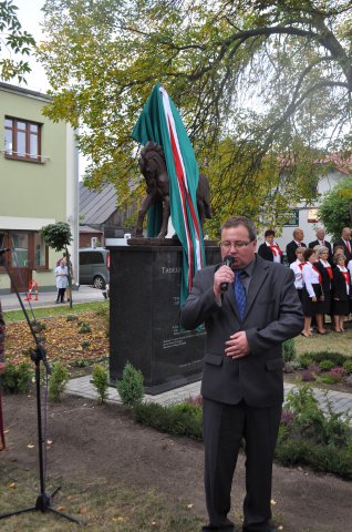 Odsłonięcie pomnika T.Kościuszki w Terespolu
